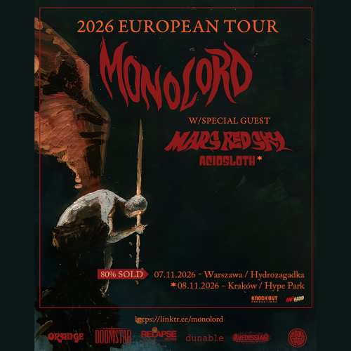 Concert of MONOLORD in Krak&oacute;w