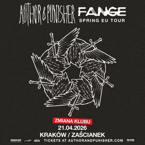 Concert of AUTHOR & PUNISHER in Krak&oacute;w