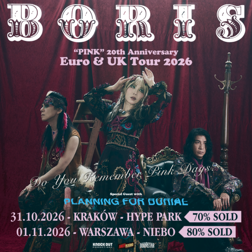 Concert of BORIS in Krak&oacute;w