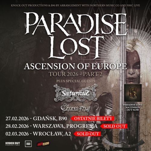 Concert of PARADISE LOST in Warszawa