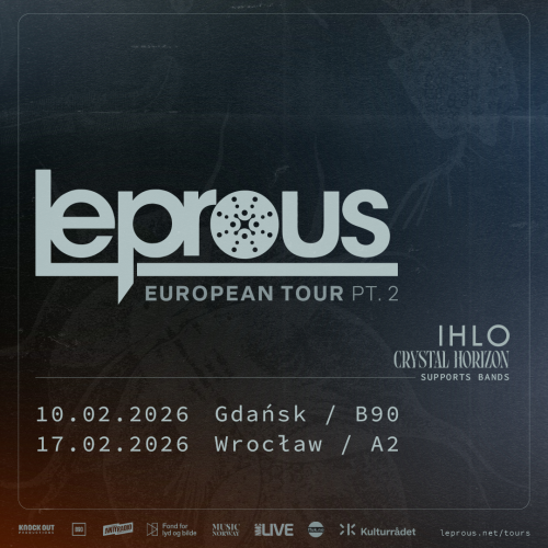 Concert of LEPROUS in Gdańsk