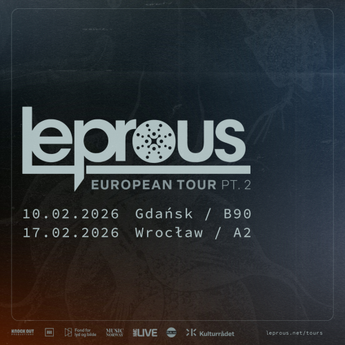 Concert of LEPROUS in Gdańsk